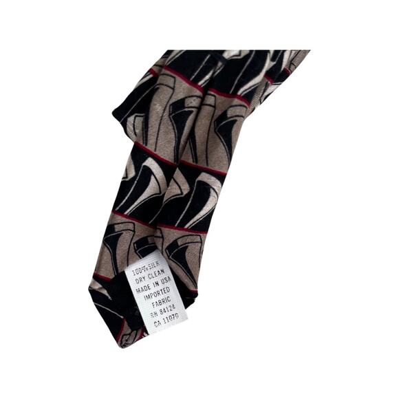 Vintage RM Style Striped Tees 90s Silk Necktie - Picture 5 of 5